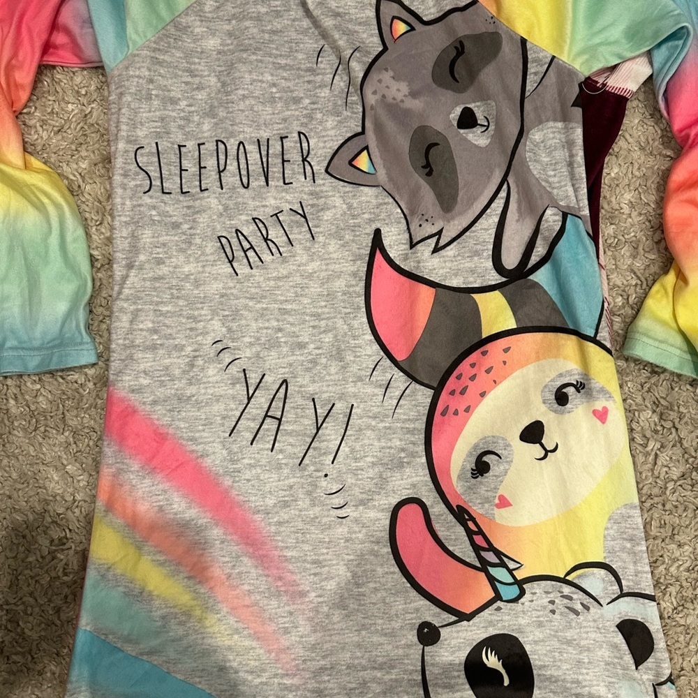 KIDS PAJAMAS BUNDLE of 4 size XXL (18) WONDER NATION NWT! - Picture 7 of 8